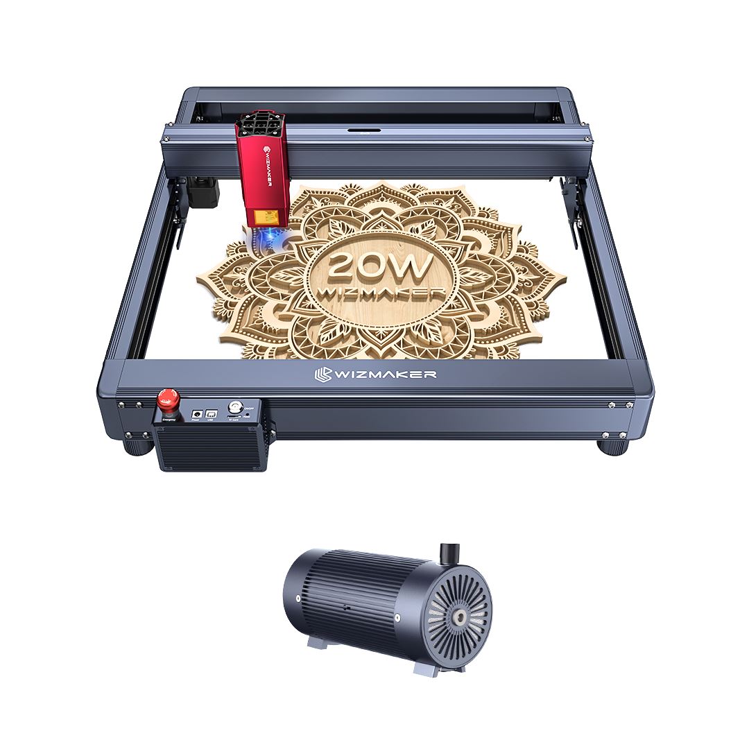 Portable Laser Air Assist Pump Kit for Laser Engraver & Cutter
