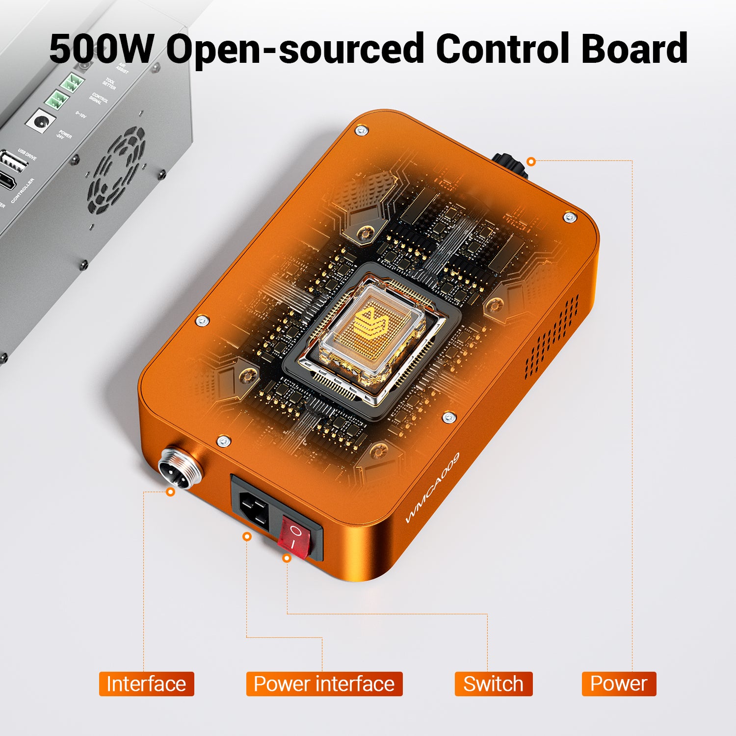 WizMaker open-source 500W Spindle control board
