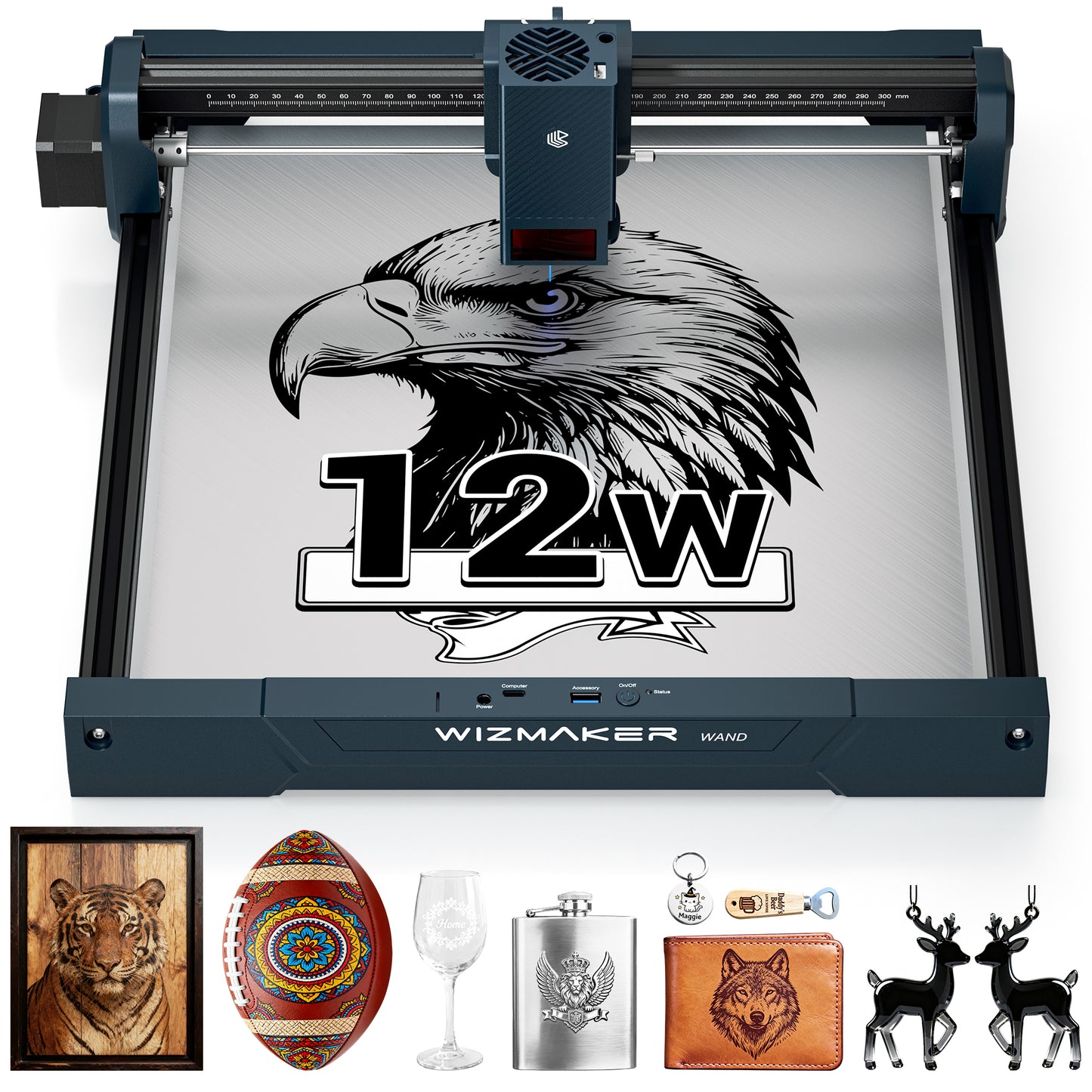 WizMaker WAND 12W Laser Engraver