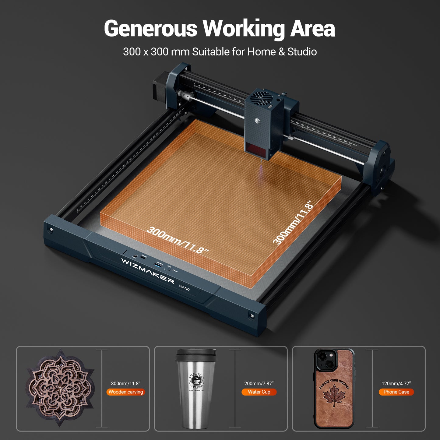 WizMaker WAND 12W Laser Engraver