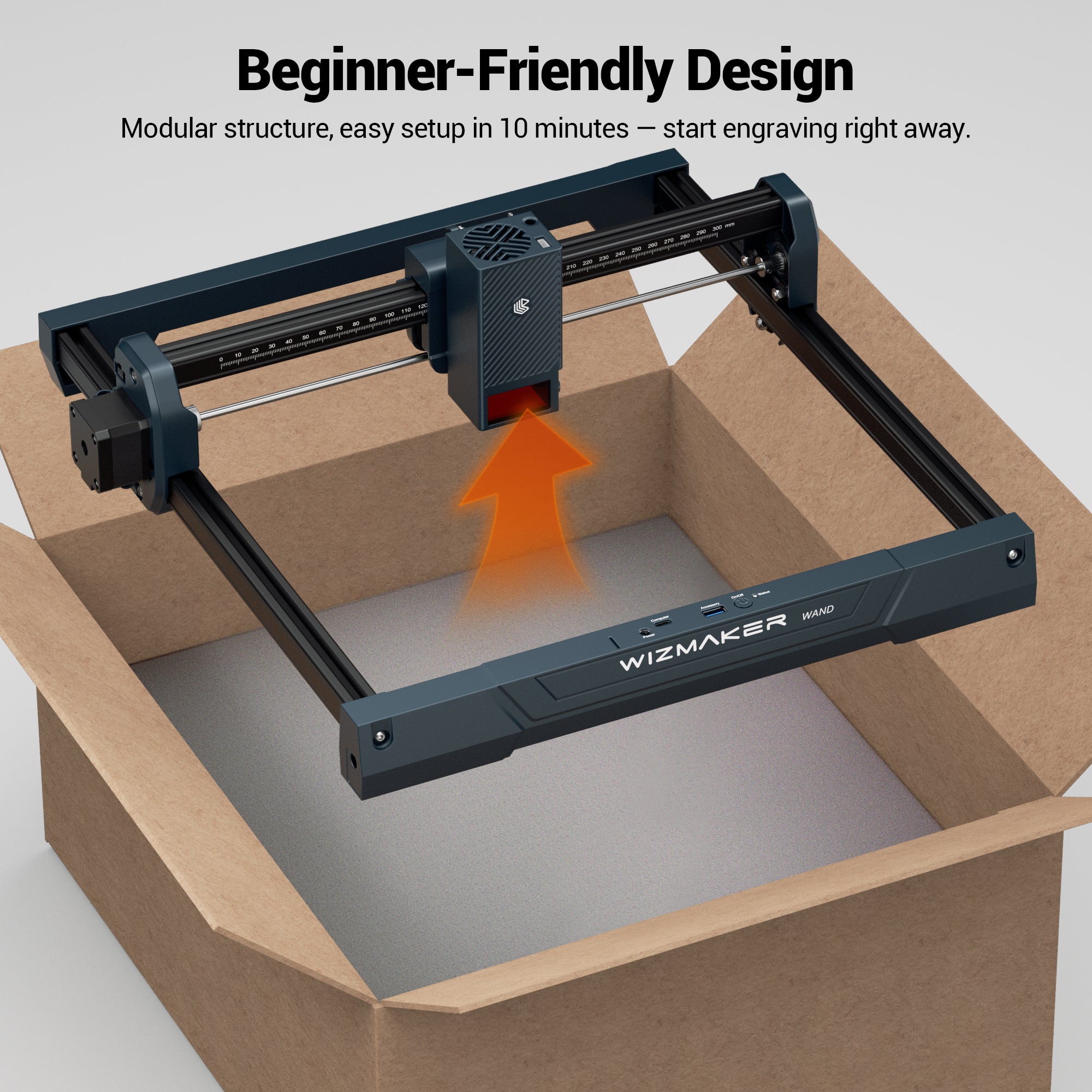 WizMaker WAND 7W Laser Engraver – WIZMAKER