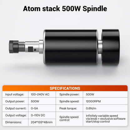 WIZMAKER 500W Spindle