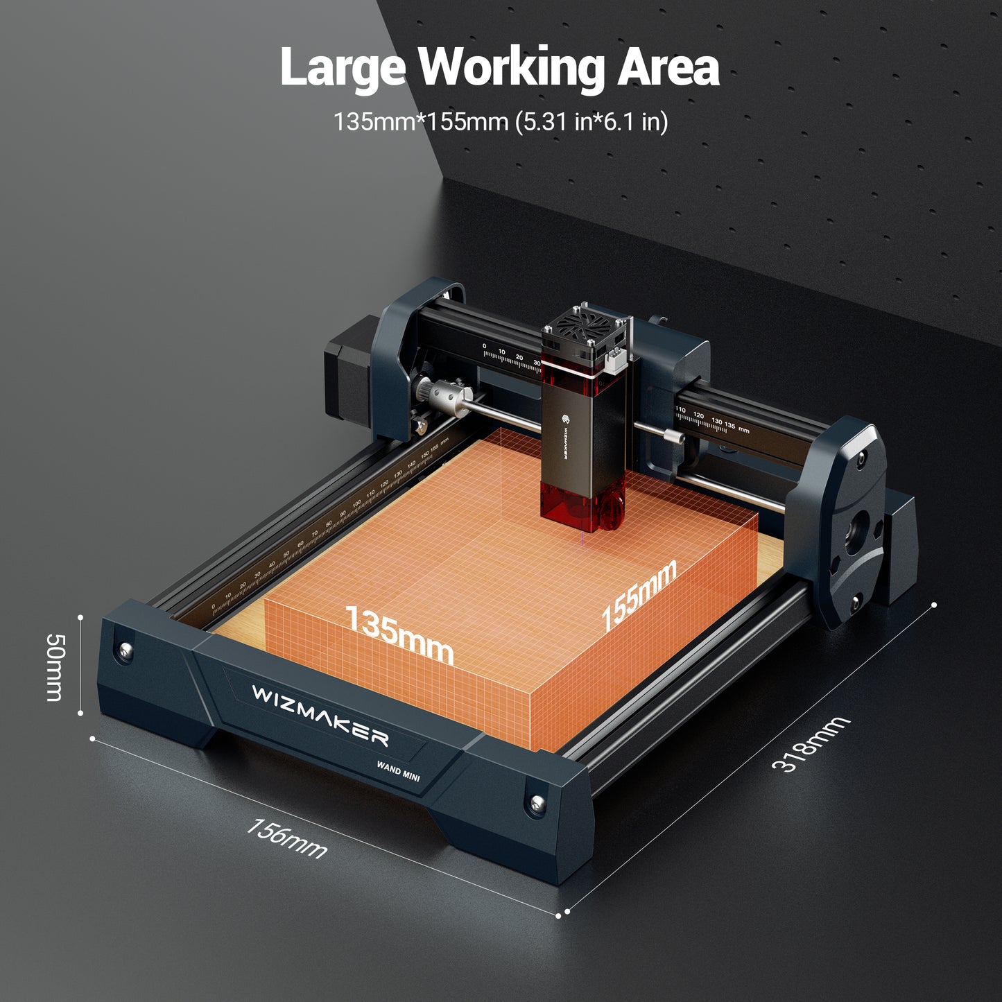 WizMaker WAND Mini 2,5W Lasergravierer