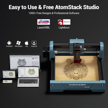 WizMaker WAND Mini 2.5W Laser Engraver