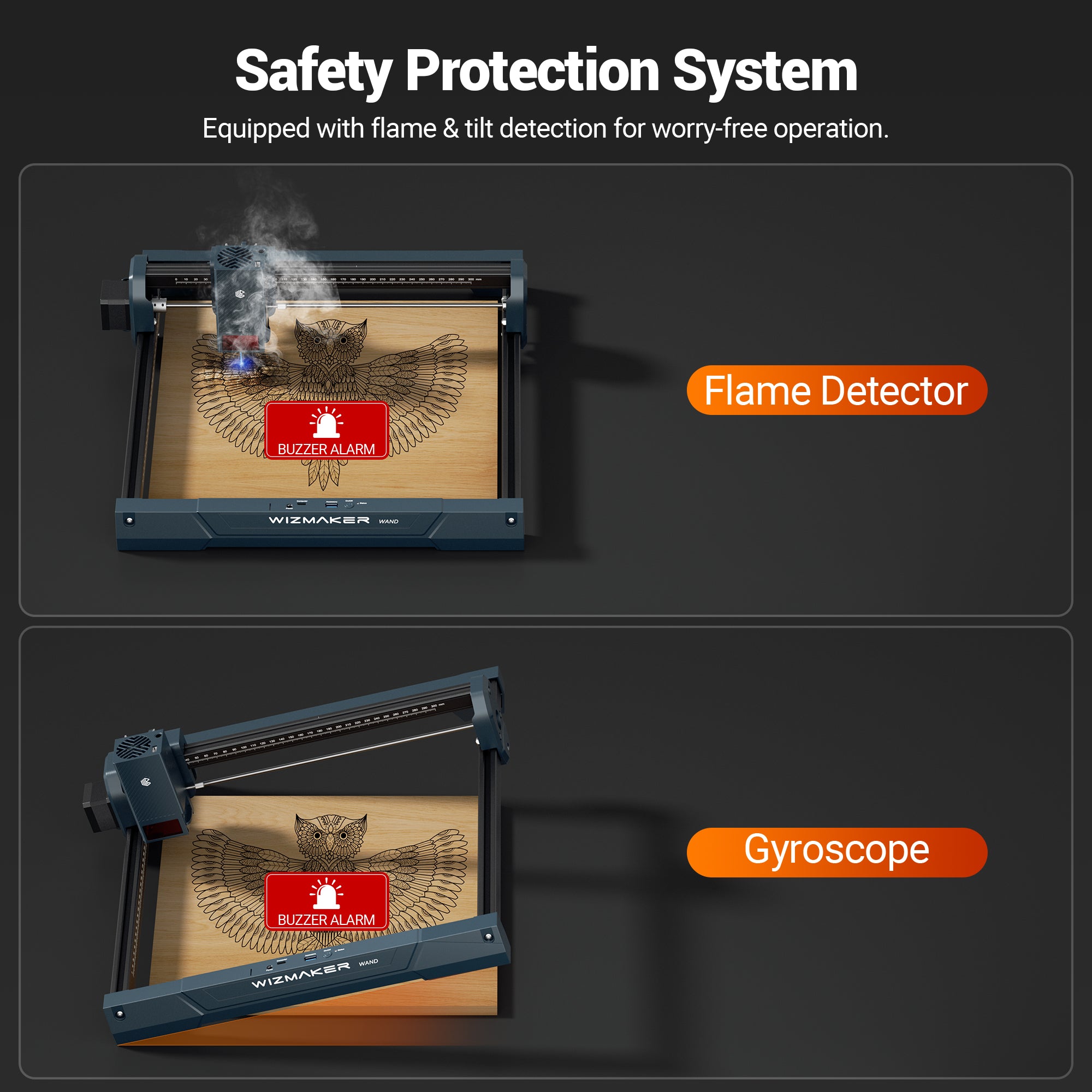 WizMaker WAND 12W Laser Engraver – WIZMAKER
