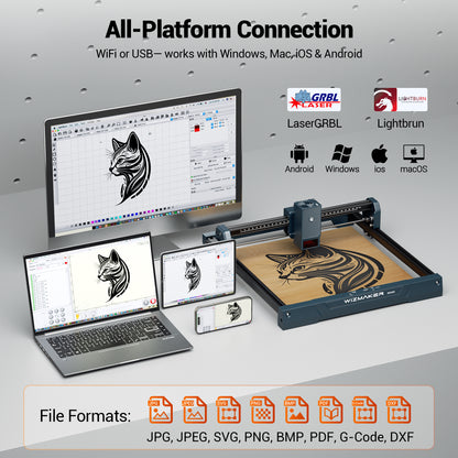 WizMaker WAND 7W Laser Engraver