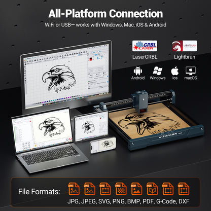 WizMaker WAND 12W Laser Engraver