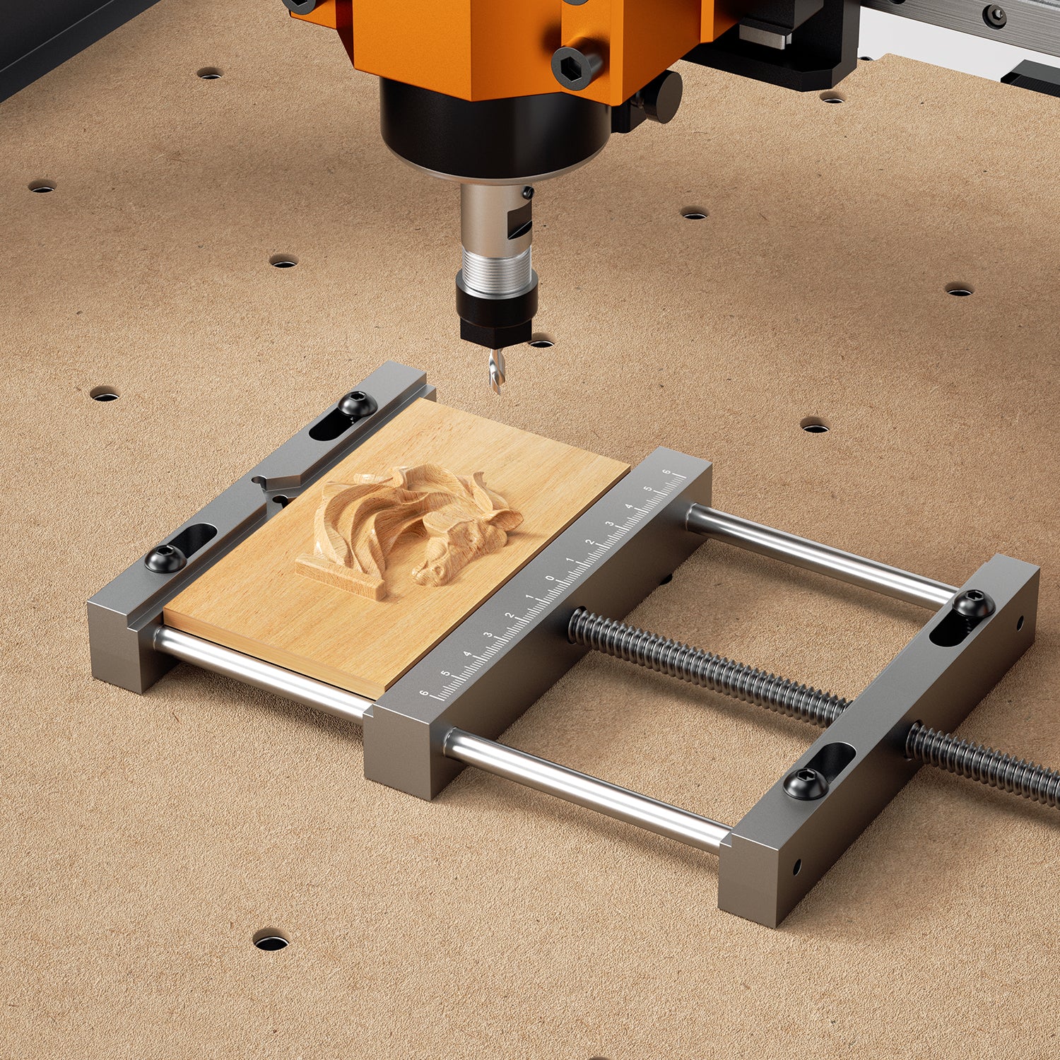 WizMaker CNC Vise – WIZMAKER