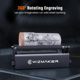 WIZMAKER Automatic Rotary Roller 24W for Laser Machine WIZMAKER 