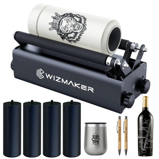 WIZMAKER Automatic Rotary Roller 24W for Laser Machine WIZMAKER EU Plug 