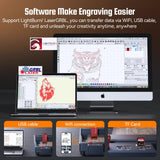 WIZMAKER L1 20W Laser Engraver Cutting Machine with Air Assist WIZMAKER 