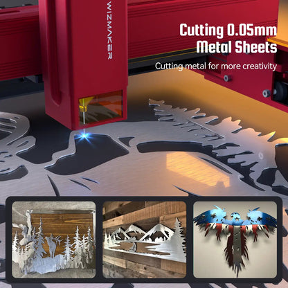 WIZMAKER L1 24W Laser Engraver Cutting Machine WIZMAKER 