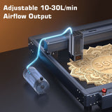 WIZMAKER L1 36W Laser Engraver Cutting Machine with Air Assist & Honey Working Table WIZMAKER 
