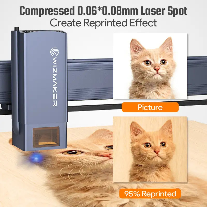WIZMAKER L1 36W Laser Engraver Cutting Machine WIZMAKER 