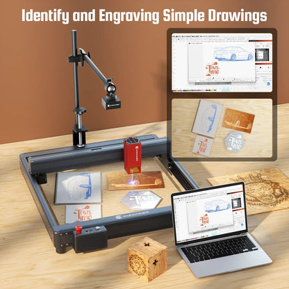 WIZMAKER Lightburn Camera Precise Positioning For Laser Engraving Machine WIZMAKER 