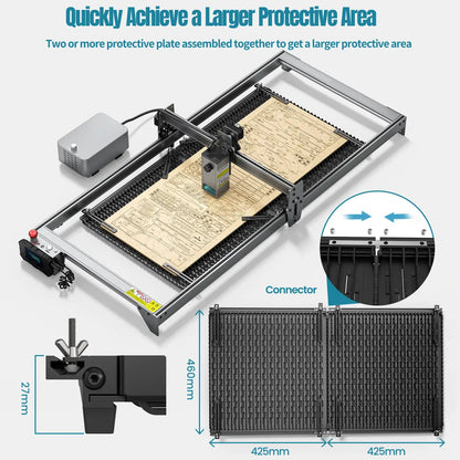 WIZMAKER Working Panel Set With Fixtures 460*425mm WIZMAKER 